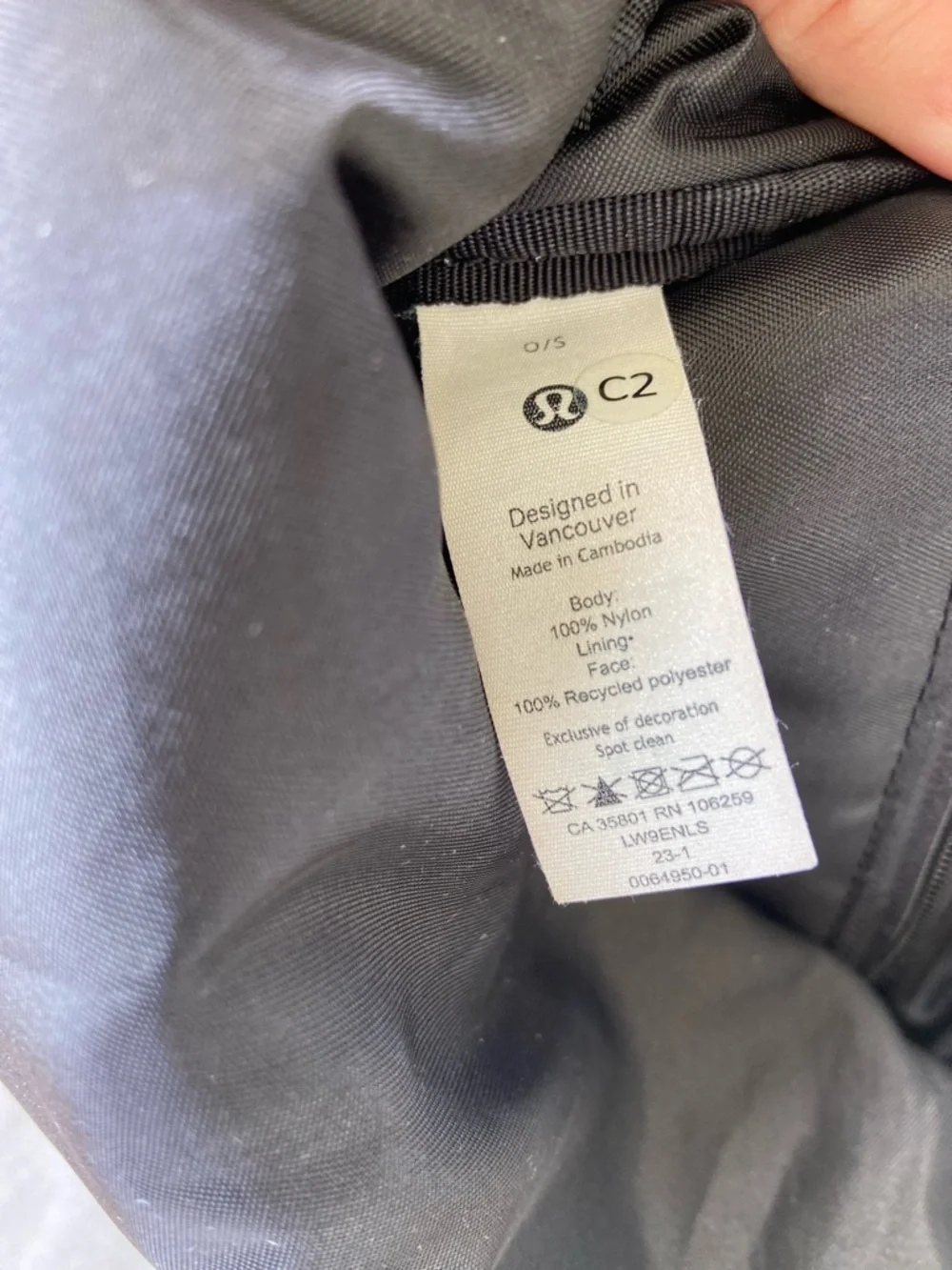 Lululemon | All Night Festival Bag 5L Black / Silver